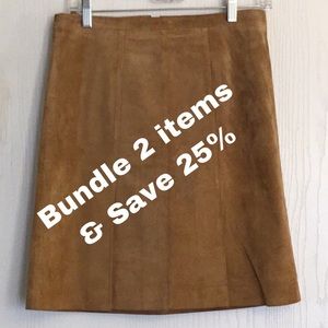 LOFT by Ann Taylor. Size 2.Leather. lined.